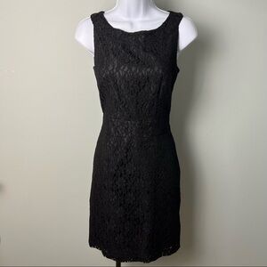 Elegant Black Lace Dress